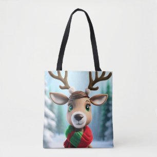 Cute Reindeer Tote Bag