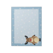 Cute Reindeer Winter Holiday Notitieblok (Linkerzijde)