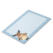 Cute Reindeer Winter Holiday Notitieblok (Schuin)