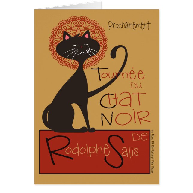 Cute Remake of Le Chat Noir Black Cat (Voorkant)