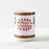 Cute Rendier Kerst Kinderen Heet Chocolade Koffiemok (Center)