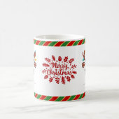Cute Rendier Kerst Kinderen Heet Chocolade Koffiemok (Center)