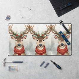Cute Rendier Kerstbureaumat Bureaumat