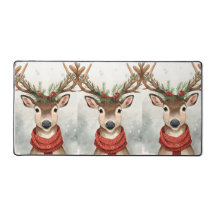 Cute Rendier Kerstbureaumat