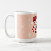 Cute Rendier Kerstmoker Koffiemok (Links)