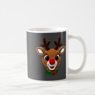 Cute rendier Rudolf gehaakte Kerst pyjama Kerstvak Koffiemok