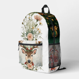Cute Rendier Vakantie Rugzak Voor Festieve Winter