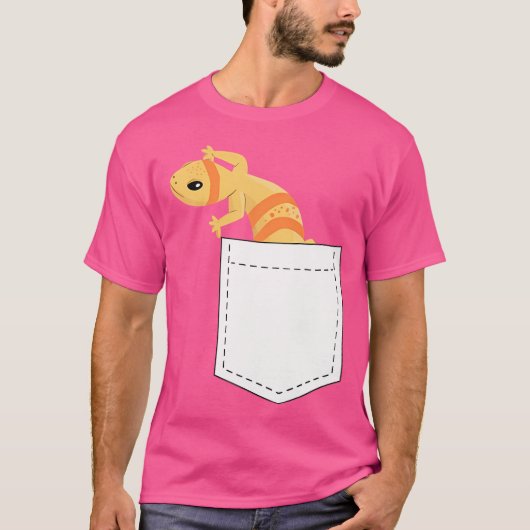 Cute Reptile Funny Leopard Gecko T-shirt (Voorkant)