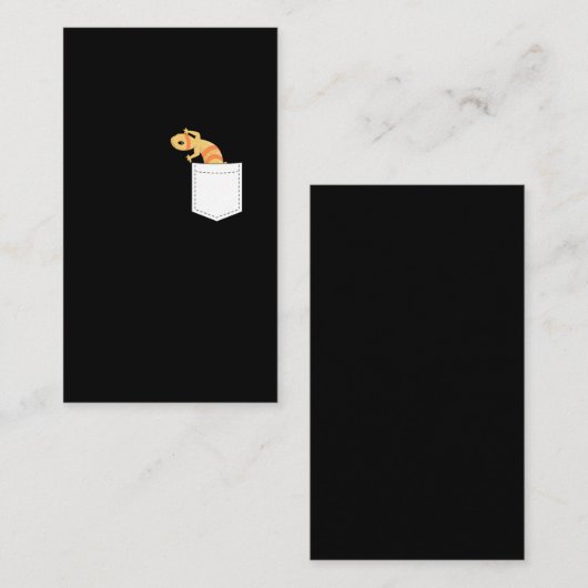 Cute Reptile Funny Leopard Gecko Visitekaartje (Voorkant / Achterkant)