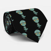 Cute Reptilian Alien Stropdas (Opgerold)