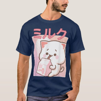 Cute Retro 90 Japanse aardbeienauto Kawaii T-shirt