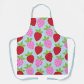 Cute Retro Aardbery Fruit Pattern Pink Red Blue Schort (Voorkant)