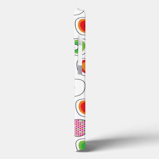 Cute retro-appelpatroon Case-Mate iPhone case (Achterkant / Links)