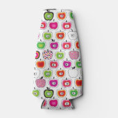 Cute retro-appelpatroon flesjeskoeler (Voorkant)