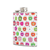 Cute retro-appelpatroon heupfles (Links)