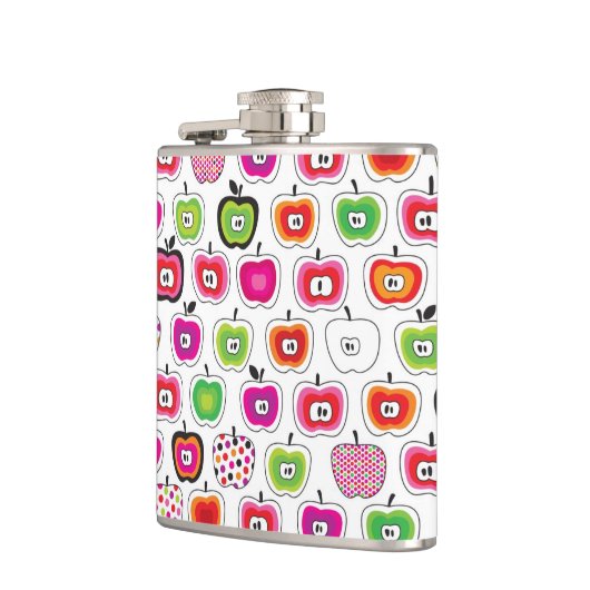 Cute retro-appelpatroon heupfles (Links)