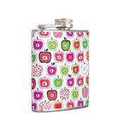 Cute retro-appelpatroon heupfles (Rechts)