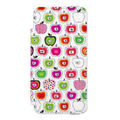 Cute retro-appelpatroon incipio iPhone portemonnee hoesje (Voorkant Agenda)