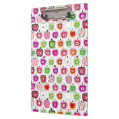 Cute retro-appelpatroon klembord (Links)