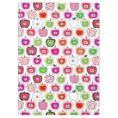 Cute retro-appelpatroon klembord (Achterkant)