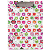 Cute retro-appelpatroon klembord (Voorkant)