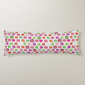 Cute retro-appelpatroon lichaamskussen (Achterkant)