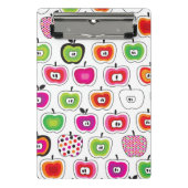 Cute retro-appelpatroon mini klembord (Voorkant)