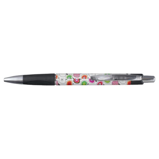 Cute retro-appelpatroon pen (Achterkant)