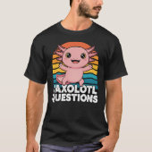 Cute Retro Axolotl Pun Design T-shirt (Voorkant)