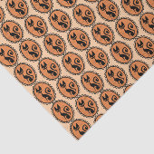 Cute Retro Black Cat Tissuepapier (Detail)