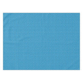Cute Retro Blue White Polka Dot Pattern Tafelkleed (Voorkant (Horizontaal))