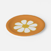Cute Retro Boho Daisy Flower Papieren Bordje (Gekanteld)