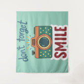 Cute Retro Camera Sticker Wandkleed (Voorkant)