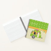 Cute Retro Campervan BUCKET LIST Koppels Aangepast Notitieboek (Binnen)