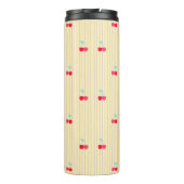 Cute Retro Cherry Pattern Retro Pop Thermosbeker (Achterkant)