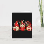 Cute Retro Chocolate Hot Cocoa Mug Funny Gnomes Ch Kaart (Voorkant)