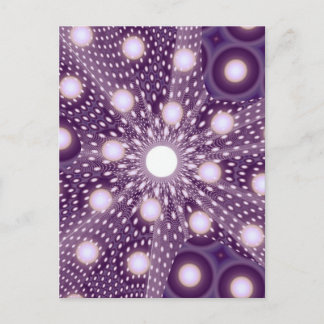 Cute Retro Circles Polar Abstracte Art Briefkaart