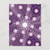 Cute Retro Circles Polar Abstracte Art Briefkaart (Voorkant)