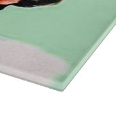 Cute retro  cook book snijplank (Hoek)