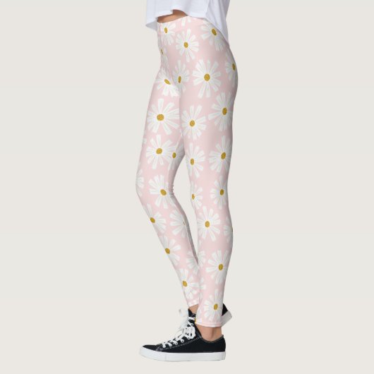 Cute Retro Daisy Pattern-Leggings Leggings (Links)