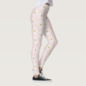 Cute Retro Daisy Pattern-Leggings Leggings (Rechts)