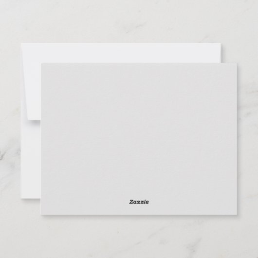 Cute retro-doodle bloemen Paaskaart Feestdagenkaart (Achterkant)