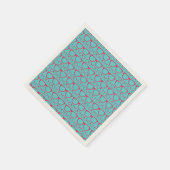 Cute Retro Eyeglass Hipster Servet (Hoek)