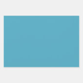 Cute Retro Floral Daisy Pattern Mustard and Blue Inpakpapier Vel (Voorkant 3)