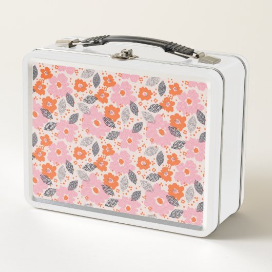 Cute Retro Floral Pattern (Voorkant)