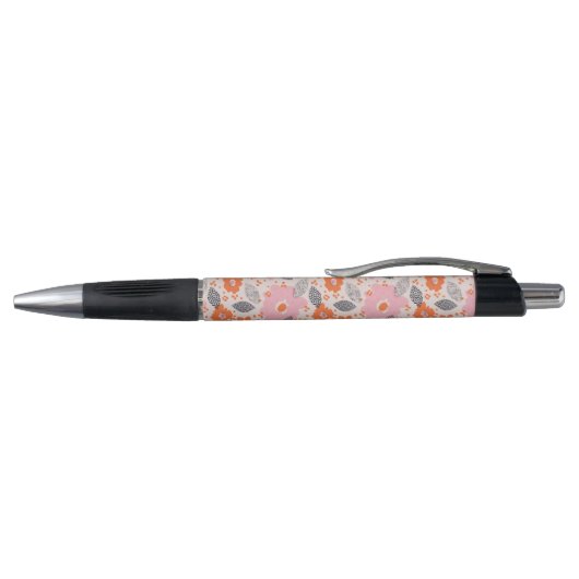 Cute Retro Floral Pattern Pen (Bovenkant)