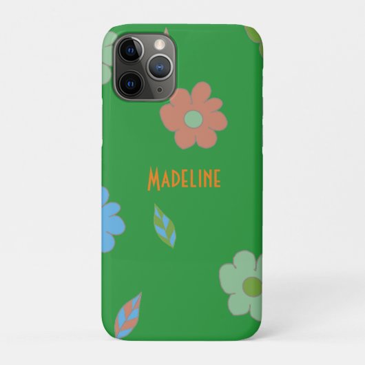 Cute Retro Flower Case-Mate iPhone Case (Achterkant)
