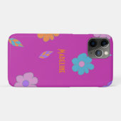 Cute Retro Flower Case-Mate iPhone Case (Achterkant (horizontaal))