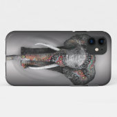 Cute Retro Flower Elephant Case-Mate iPhone Case (Achterkant (horizontaal))