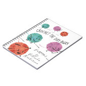 Cute retro garens haakwerk notebook notitieboek (Linkerzijde)